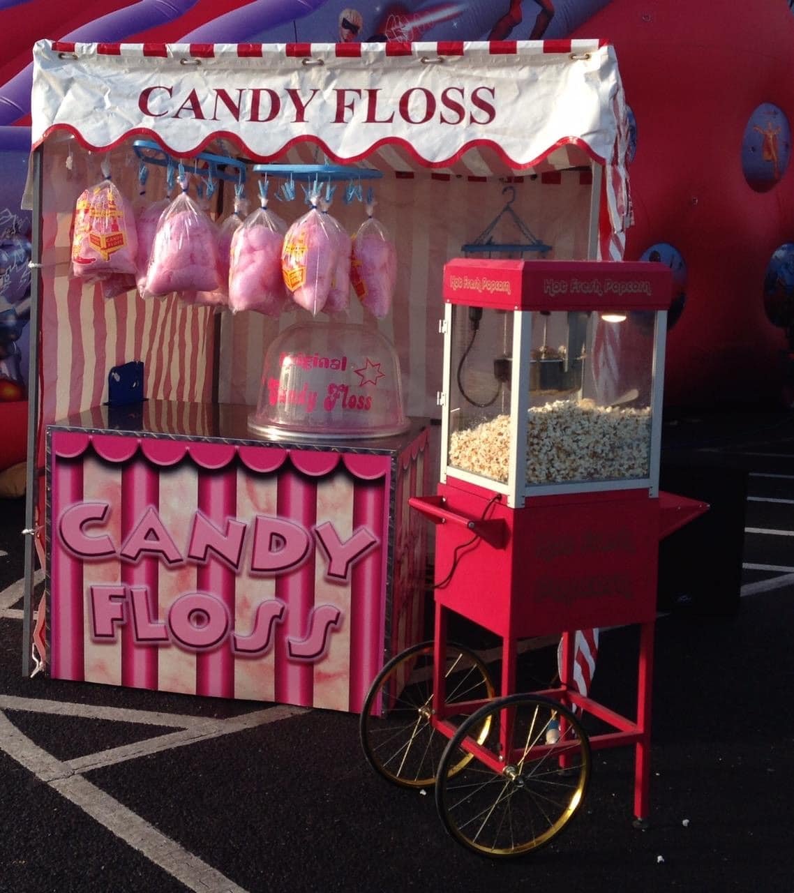 Candy floss station