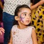 Face Painting Party entertaiment in singapore by Partyfans.