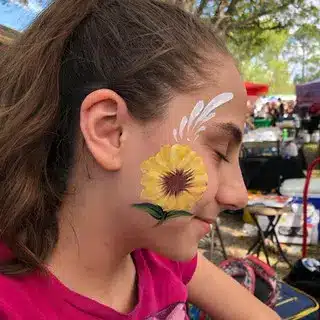 Face Painting Party entertaiment in singapore by Partyfans.
