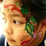 Party Entertaiment Glitter Tattoo for kids in singapore by Partyfans.