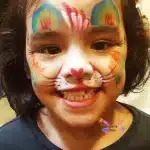 Party Entertaiment Glitter Tattoo for kids in singapore by Partyfans.