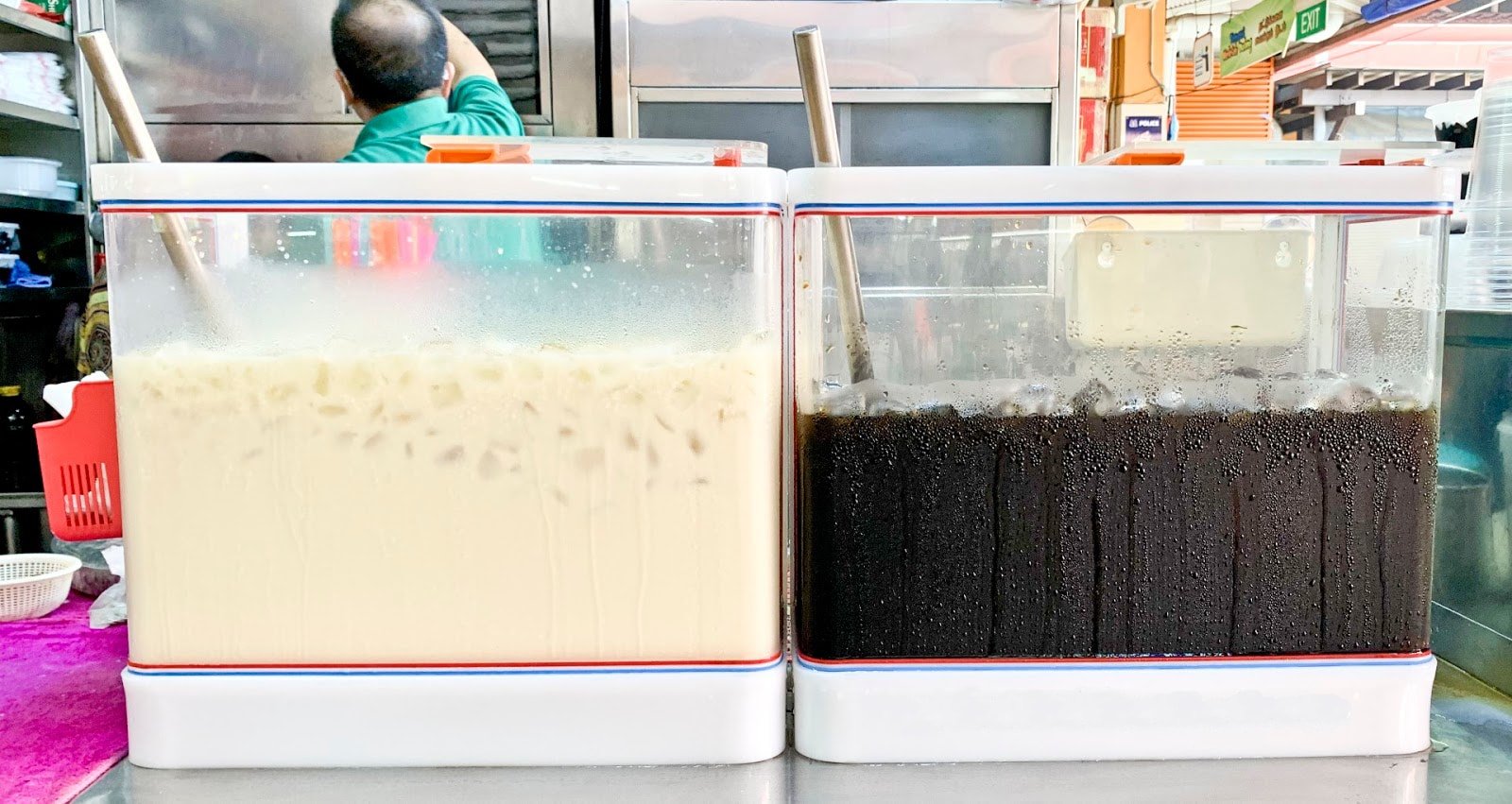 Soya and Tea stand Food station Rental in Singapore by partyfans.