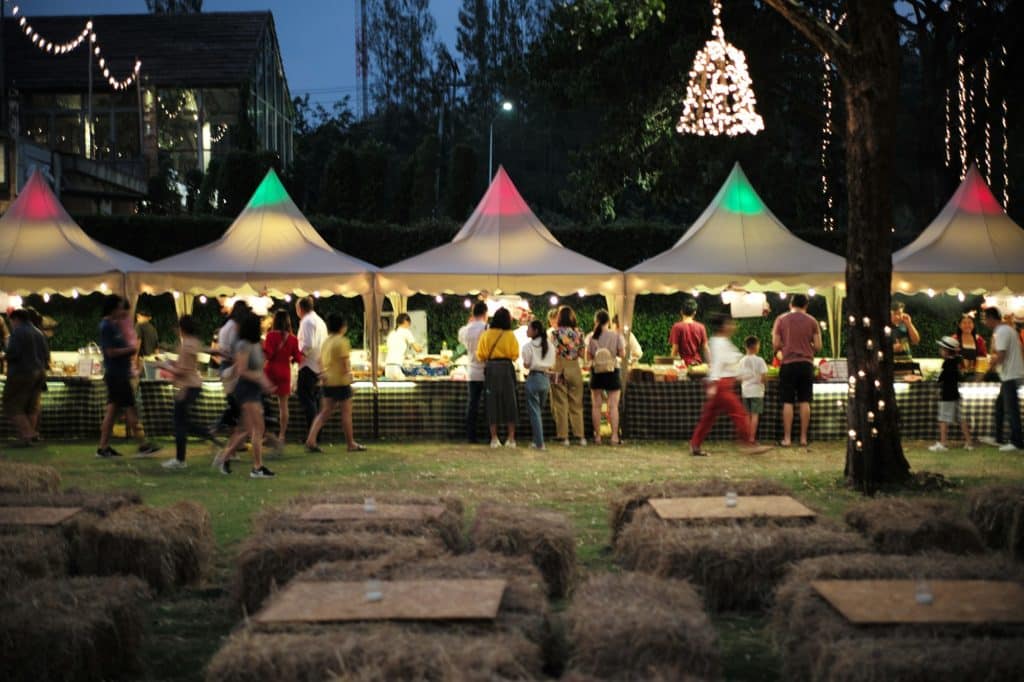 Food station catering in Singapore
