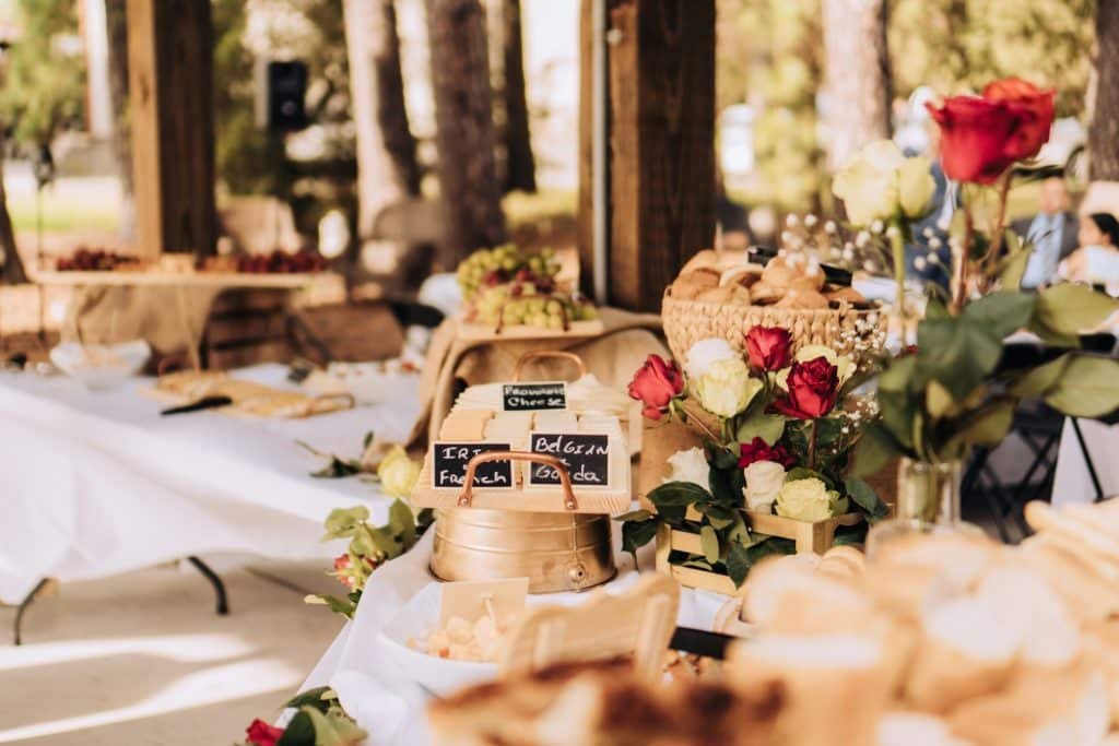 Wedding party celebrations