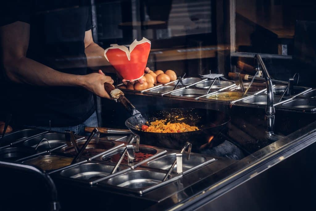 seaweed chicken live station Singapore