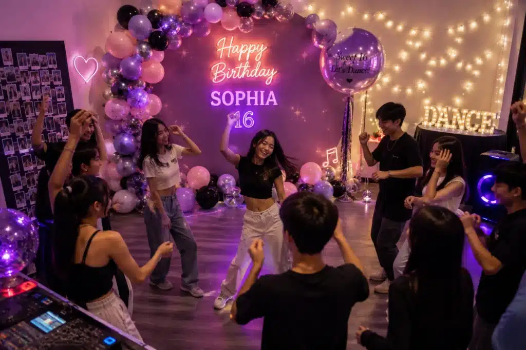 birthday party for teen