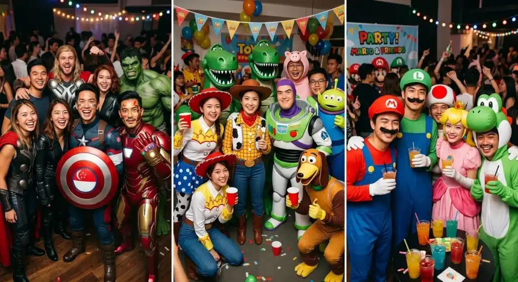 costume party for kids during holiday